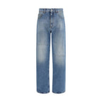 MM6 Blue Cotton Jeans Denim
