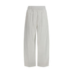 The Latest White Lyocell Casual Pants