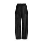 The Latest Black Lyocell Casual Pants