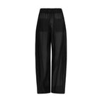 The Latest Black Lyocell Casual Pants