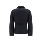 Barbour Black Polyester Coat