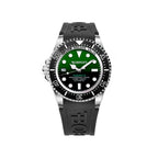 Bobroff Black Rubber Sport Watch