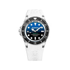 Bobroff White Rubber Sport Watch