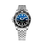 Bobroff Silver Stainless Steel Sport Watch