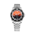 Bobroff Silver Stainless Steel Sport Watch