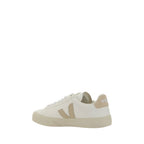Veja White Calf Leather Bos Taurus Low Top Sneakers