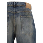 Our Legacy Blue Cotton Relaxed Fit Jeans