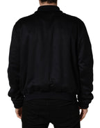 Dolce & Gabbana Black Cashmere Knitted Button Down Jacket