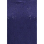 Gucci Blue Silk Dress Shirt