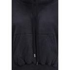 R13 Black Cotton Sweatshirt