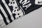 Dolce & Gabbana Black White Marina Print Silk Hawaii Shirt