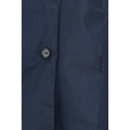 Barbour Blue Polyester Trench Coat
