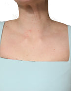 Dolce & Gabbana Green Square Neck Sleeveless Mini  Dress