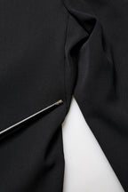 Dolce & Gabbana Black Wool High Waist Cropped Tapered Pants