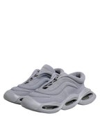 Dolce & Gabbana Gray Slip On Wave Low Top Sneakers