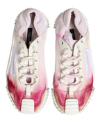 Dolce & Gabbana White NS1 Lace Up Low Top Sneakers Shoes