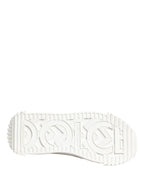 Dolce & Gabbana White NS1 Lace Up Low Top Sneakers Shoes