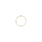 Saint Laurent Bicolor Brass Bracelet