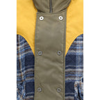 MARBELL Blue Polyamide Sleveless Jacket