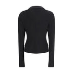 Dolce & Gabbana Black Fleece Wool Jacket