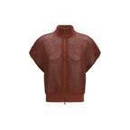 Brunello Cucinelli Bordeaux Cotton Sweatshirt