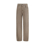 Brunello Cucinelli Beige Cotton Jeans Denim