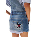 Tommy Hilfiger Jeans Blue Recycled Cotton Rompers