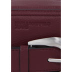 Karl Lagerfeld Bordeaux Polyethylene Handbag