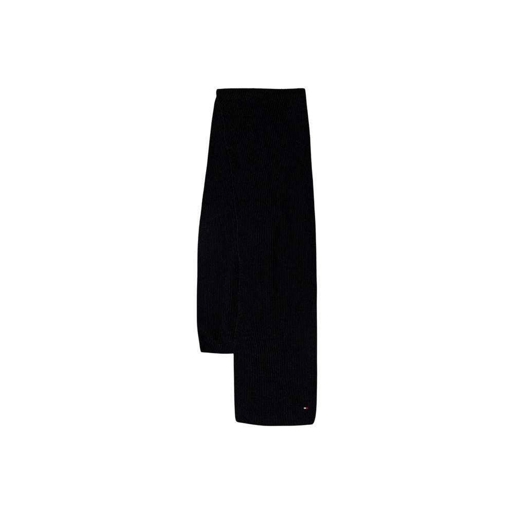 Tommy Hilfiger Black Cotton Beanie