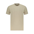 Calvin Klein Beige Cotton Men T-Shirt
