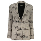 Desigual Grigio Polyester Women Jacket
