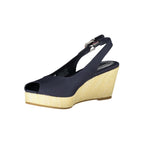 Tommy Hilfiger Blu Polyurethane Women Sandal