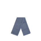 Brunello Cucinelli Blue Cashmere Scarf