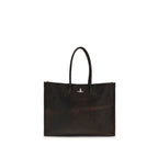 Vivienne Westwood Brown Lamb Ovis Aries Aries Shoulder Bag