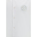Versace Jeans White Cotton Shortsleeve Shirt