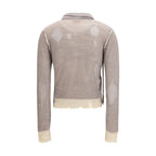 Diesel Gray Cotton Sweatshirt