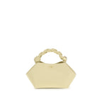 Ganni Bicolor Recycled Leather Handbag