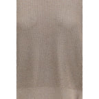 Brunello Cucinelli Gold Cotton Sweatshirt