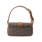 Michael Kors Brown Canvas Shoulder Bag