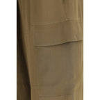 Petar Petrov Brown Silk Cargo Pants