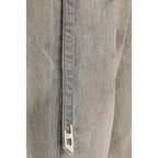 Diesel Gray Cotton Slim Fit Jeans