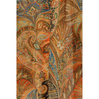 Etro Orange Silk Pattern Shirt