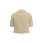 Khaite Beige Polyester Coat