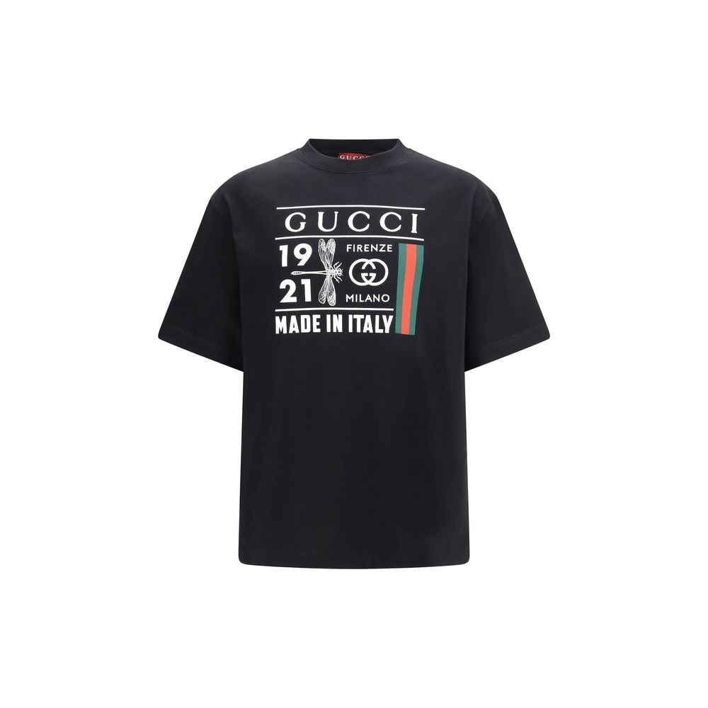 Gucci Black Cotton T-Shirt