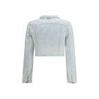 Diesel Blue Cotton Biker Jacket
