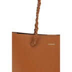 Jil Sander Brown Calf Leather Bos Taurus Shoulder Bag