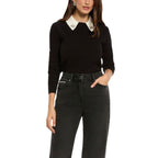 Morgan De Toi Black Viscose Sweatshirt