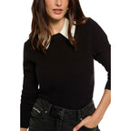 Morgan De Toi Black Viscose Sweatshirt