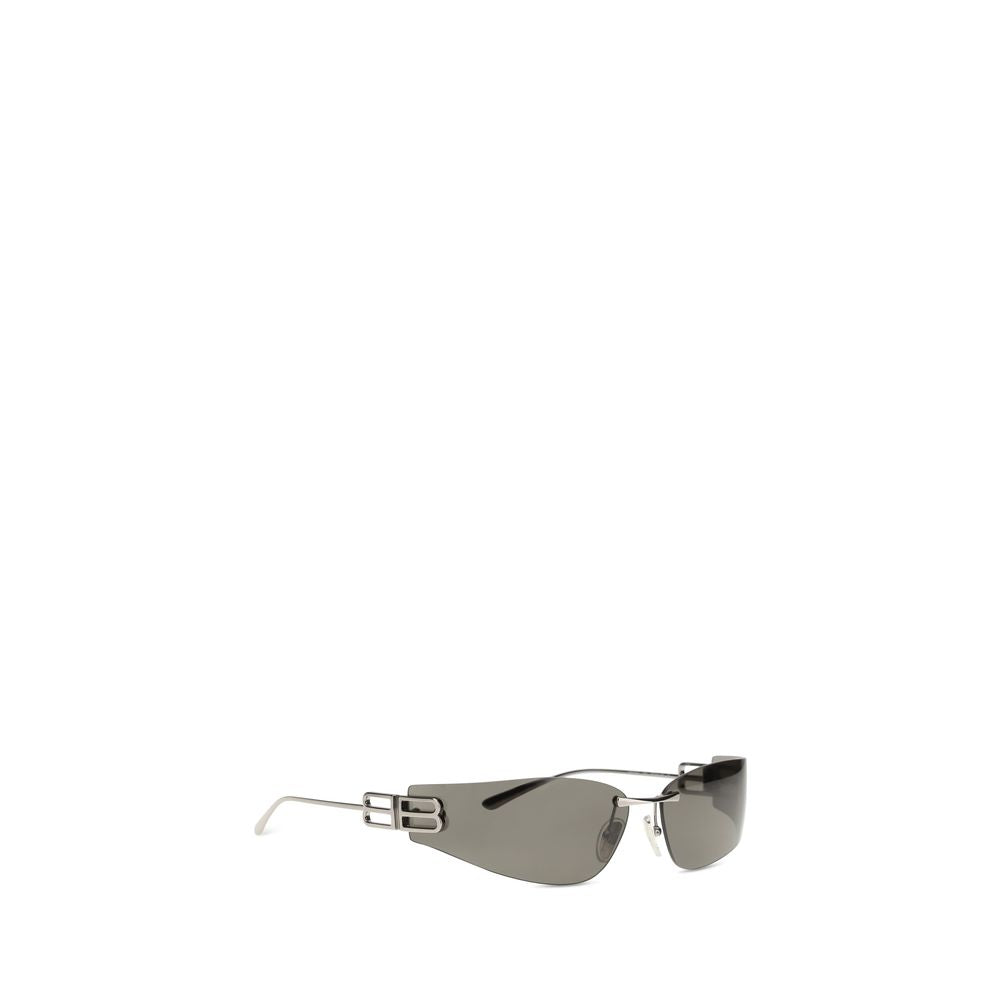 Balenciaga Black Metal Sunglasses