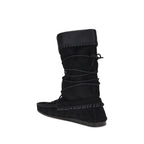 Isabel Marant Black Calf Leather Bos Taurus Lace-Up Boots
